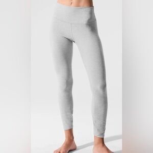 ALO Yoga alosoft heather grey leggings